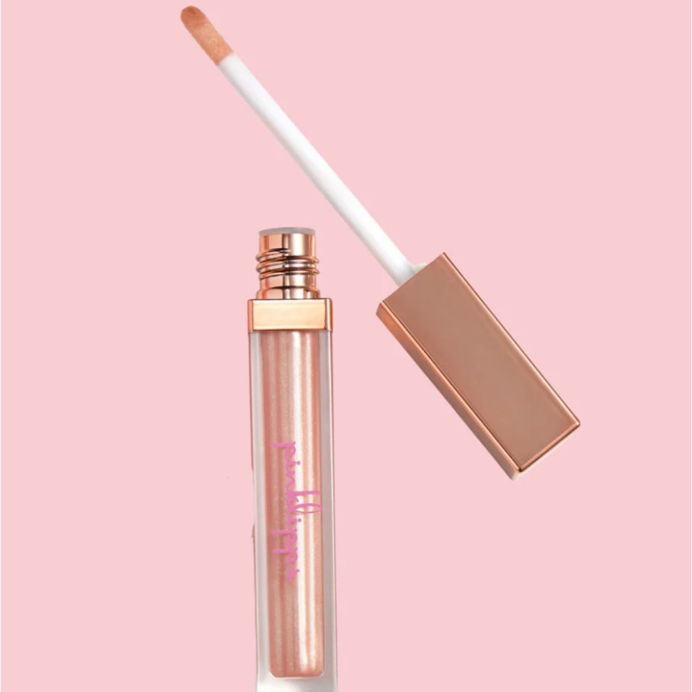 Shimmering Pink Gold Lip Gloss by PinkLipps